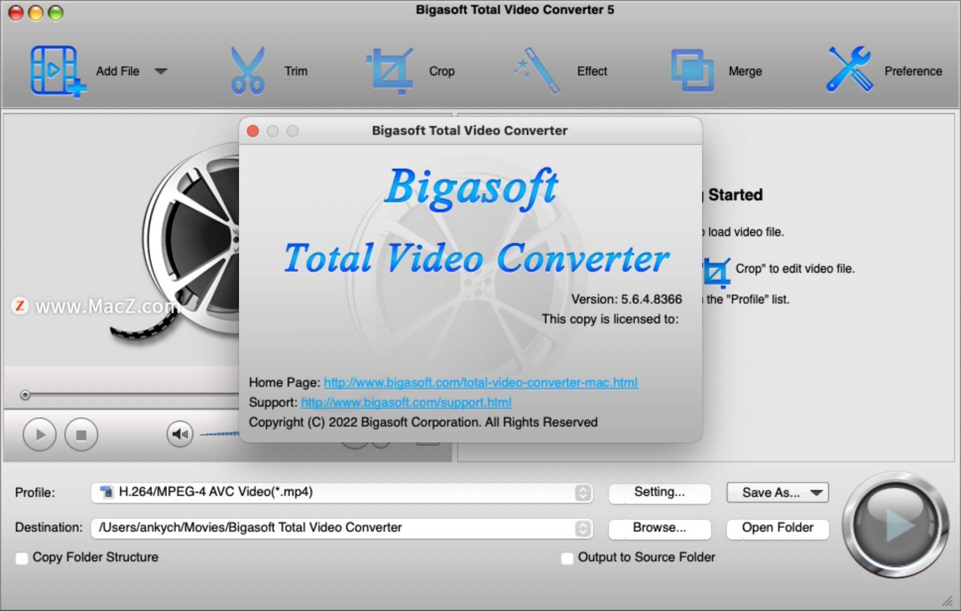 华为手机更改mac地址吗
:视频转换器Bigasoft Total Video Converter永久激活版软件介绍v5.6.4